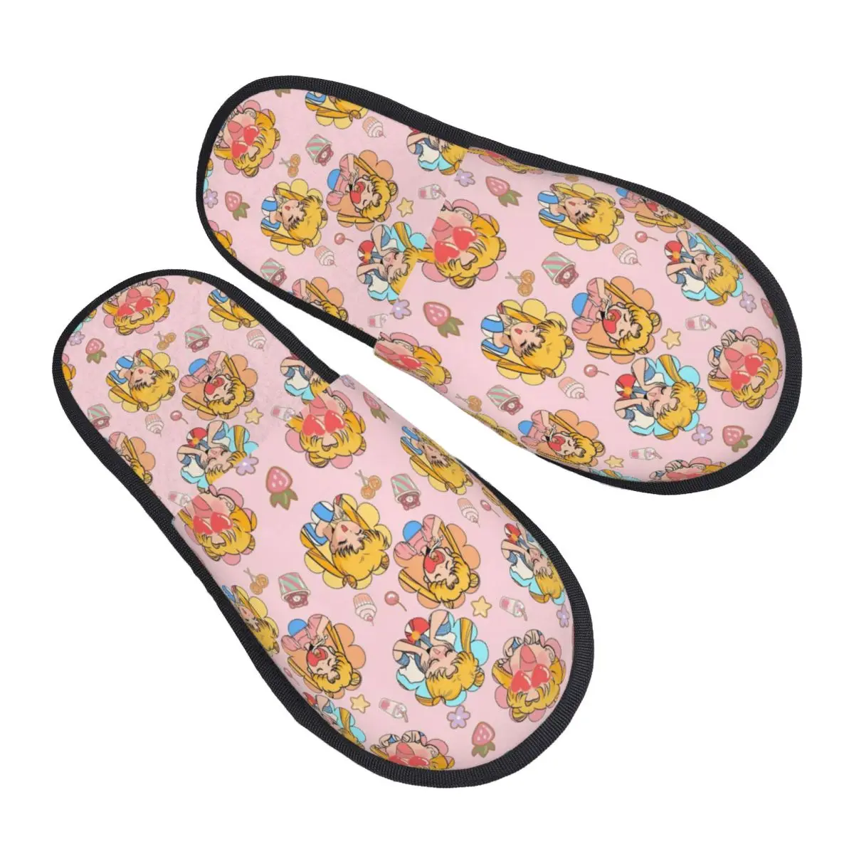 

Custom Print Women Comic Sailors Moons House Slippers Soft Warm Kawaii Memory Foam Fluffy Slipper Indoor Outdoor Shoes