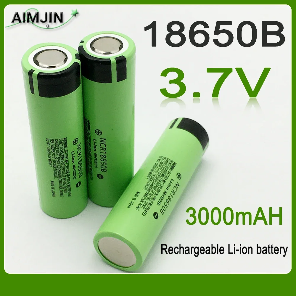 

18650B 3.7V 3000mAh Rechargeable Li-ion Battery For Our 18650 Toy Tool Flashlight Battery