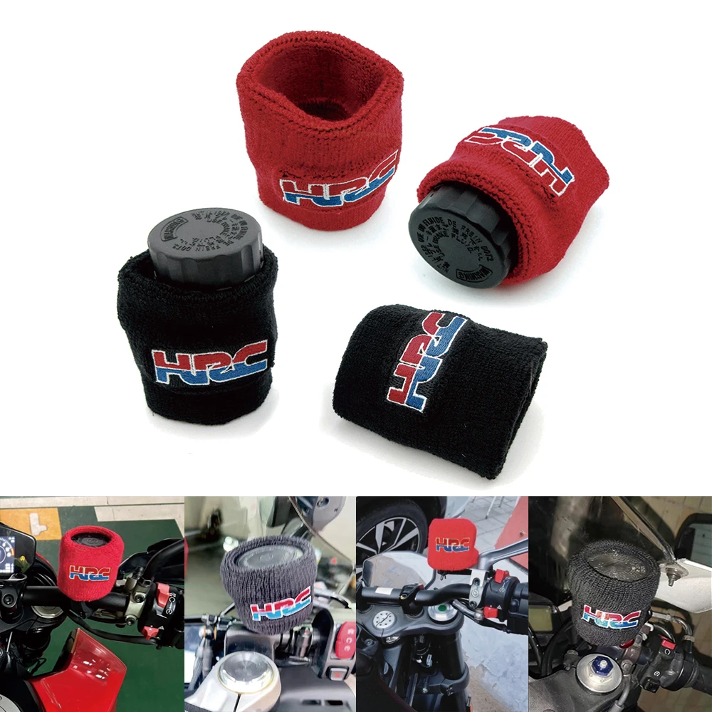 

Для Honda CBR 600RR CBR900RR CBR1000RR HRC Универсальные мотоциклы солнцезащитное украшение Передняя жидкость тормозной резервуар носки