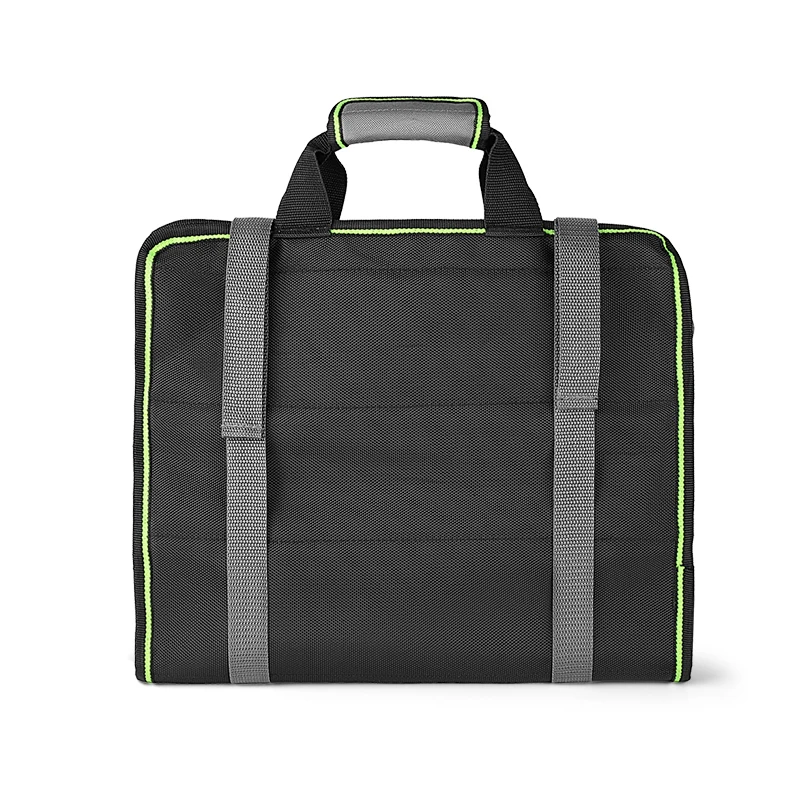 Roll-Up-Werkzeugtasche, Werkzeug-Organizer mit mehreren Taschen, 600 Denier, mit 6 Innentaschen, 68 x 36 cm, ideal für Handwerker, Elektriker – Detail 11