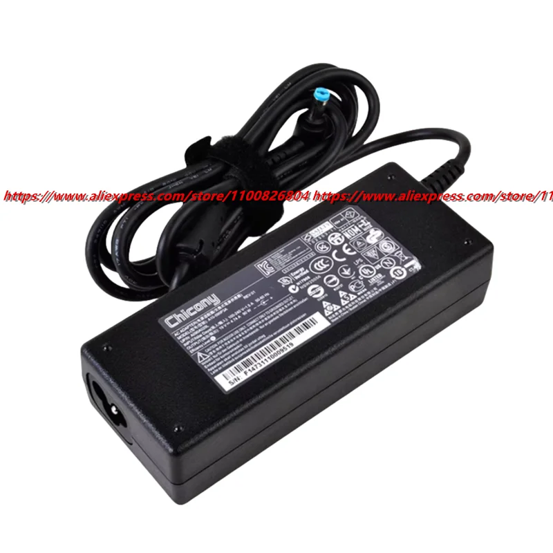 Genuine For Acer Laptop AC Adapter Charger 90W 19V 4.74A Chicony A10-090P3A 1.7mm/5.5mm tip PA-1900-32 A10-090P3A ADP-90CD DB