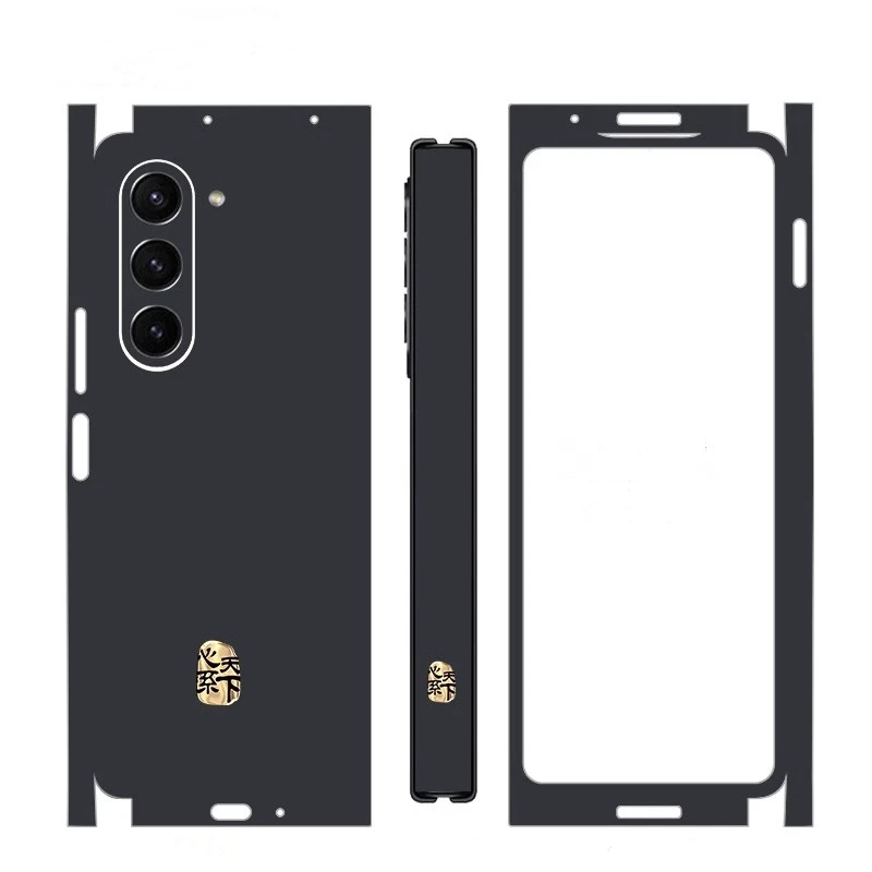 

Pain Color 3M Sticker For Samsung Galaxy Z Fold5 4 3 75G Back Screen Protector Hing Side Skin Protective Film Fold4