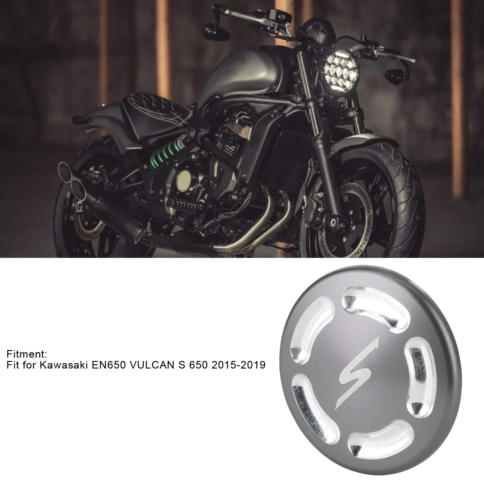 

Motorcycle Frame Plug Cap CNC Aluminium Alloy RC‑252‑Set 52mm Fit For KAWASAKI VULCAN S 650 2015-2019