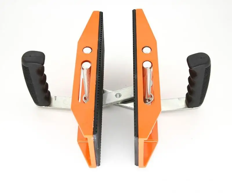 Double Handed stone slab clamp pair granite scissor Ceramic plate handling  lifting tool