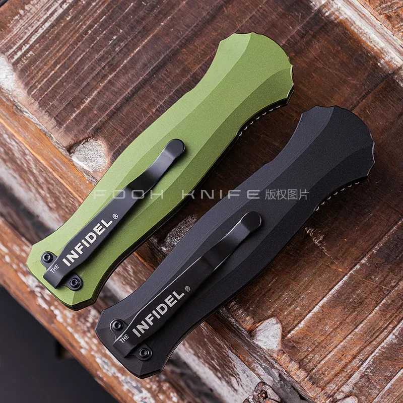 3300BK Infidel 3300 Tech Tactical Tools D2 Steel CNC 6061 Aluminum Anodization Handle EDC Survival Self Defense Gear