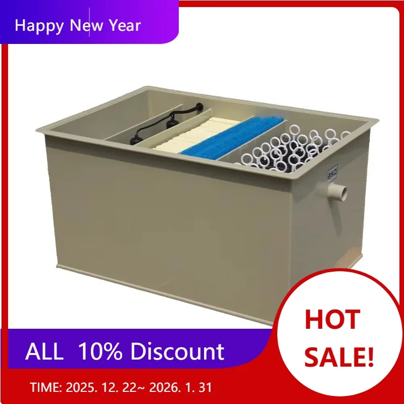 

【Заводская】Корекварь 10000 л/ч, автоматическая система аквакультуры для пруда кои, биомедиа-фильтр с несколькими щетками для фильтрации, фильтрующее оборудование