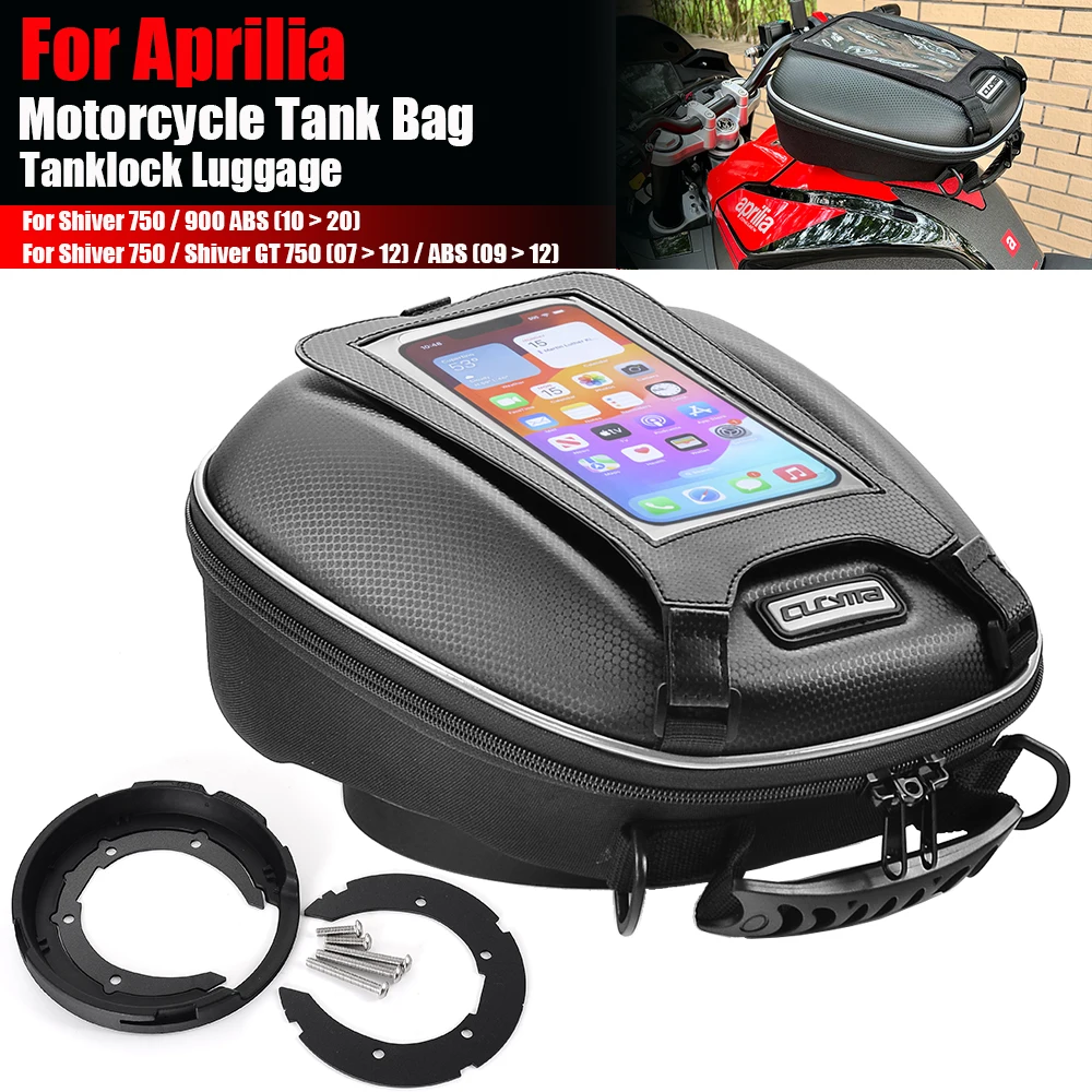 Tank Bag For For Aprilia RS660 ETV1000 Caponord Shiver750 GT ABS Shiver 900 ABSTuono 660 Factory Motorcycle Tanklock Luggage