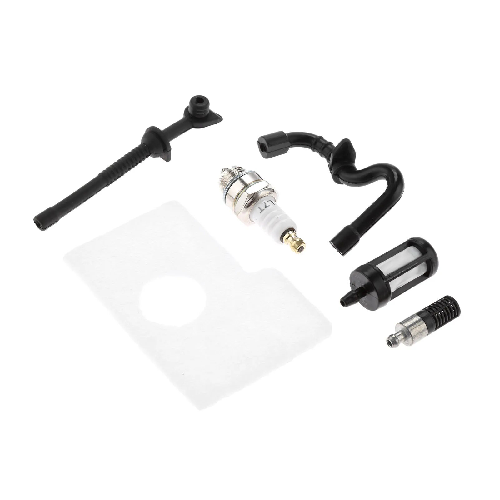 DRELD-filtro de aire de 6 unids/set, Kit de bujías de filtro de línea de aceite combustible para Stihl 017 018 MS170 MS180 MS 170 180, piezas de repuesto para motosierra