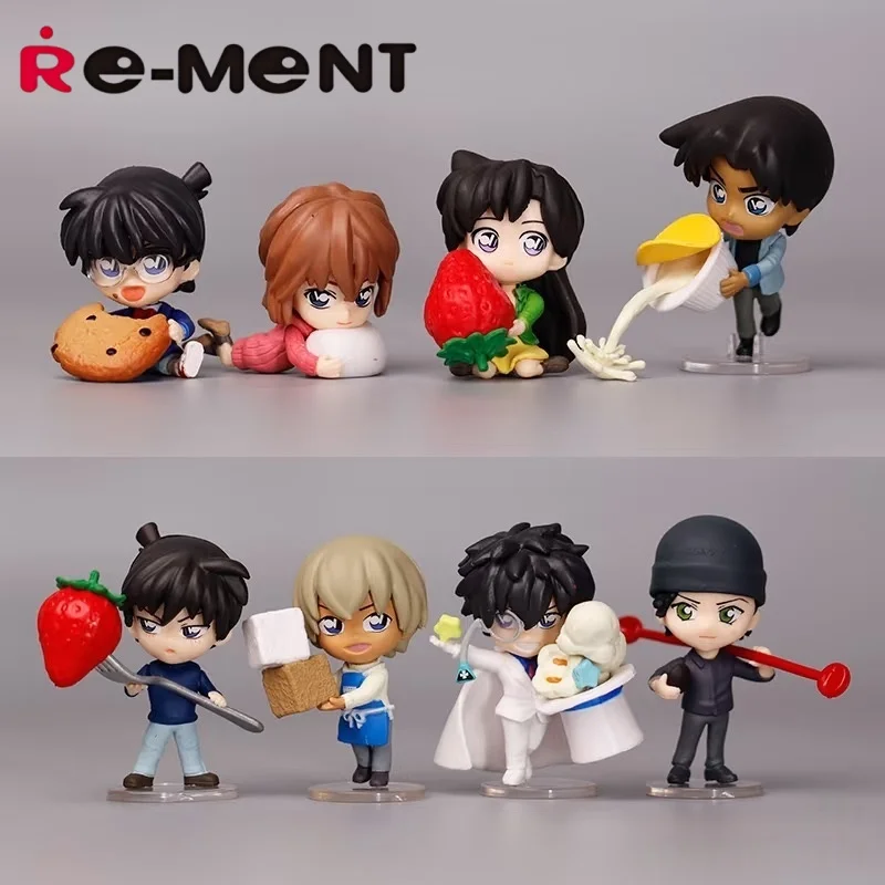 

Re-Ment Detective Conan Blind Box Toys Cafe Lounge Bar Food Scene Anime Figure Doll Gifts Toys Collect Ornaments