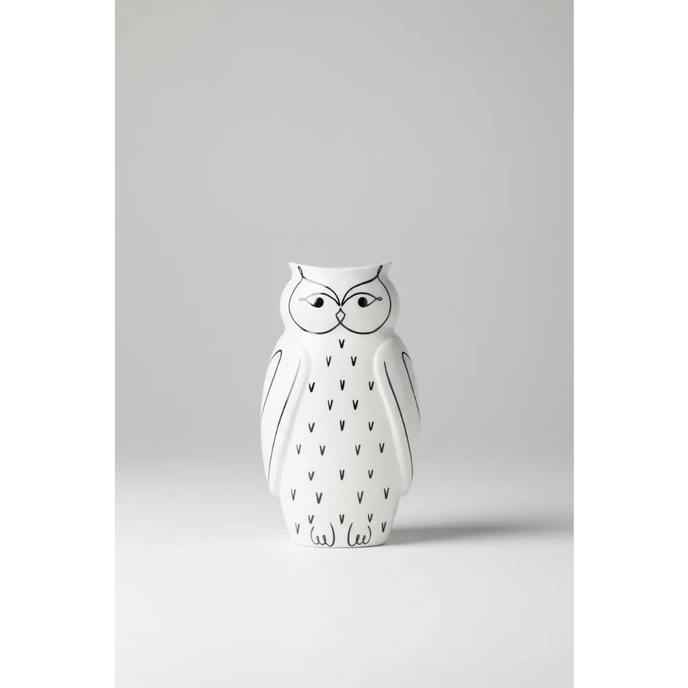 

Cute Owl Vase for Home Decor, Porcelain Flower Vase, Perfect Gift for Animal Lovers and Nature Enthusiasts