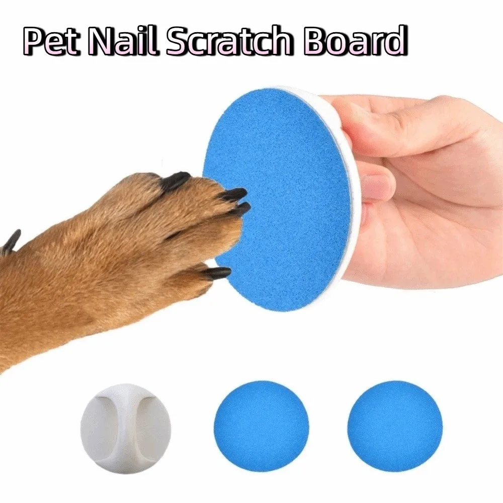 Professional Cat Nail Scratch Board Portable Handheld Sandpaper Grinding Pad Dog Nail Grinder Nail Smoothing Cat Grooming Tool