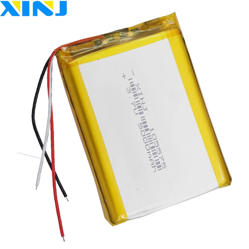 3.7V 5000mAh 18,5wh Li-polimerowy i bateria Lipo NTC 3-przewodowy termistor do moc GPS banku e-book PAD MID PSP DIY Tablet PC 105575