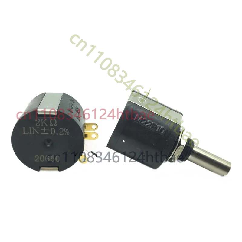 For M22E10 1PCS Multi-turn Potentiometer LIN±0.2% 1K 2K 5K 10K 20K 100K 3600 Degrees Rotation Precision Resistor