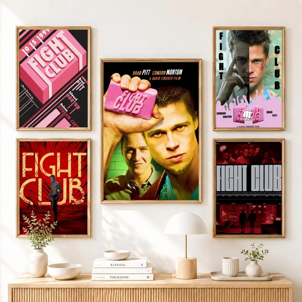 Film Fight Club Klassische Malerei, Kalligraphie, Gemälde, Poster und Drucke, Kunstdruck, Heimdekoration, Kunstgeschenke