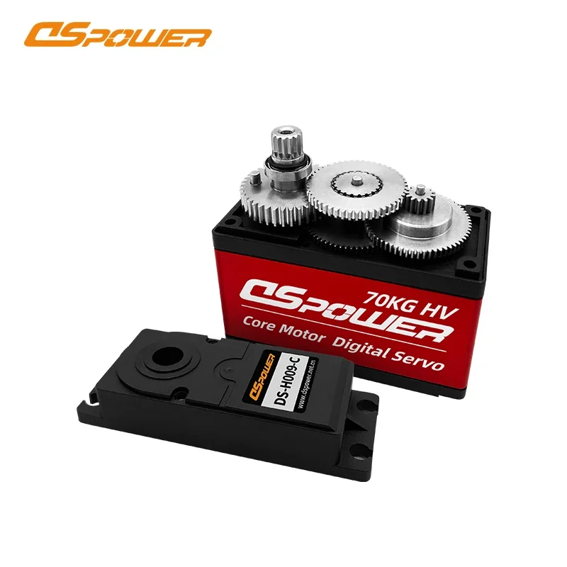 DSpower 70KG HV High Speed Voltage Core Waterproof Metal Gear Servo for 1/5 RC Car Crawler Truck Robot Wltoys Axial Traxxas