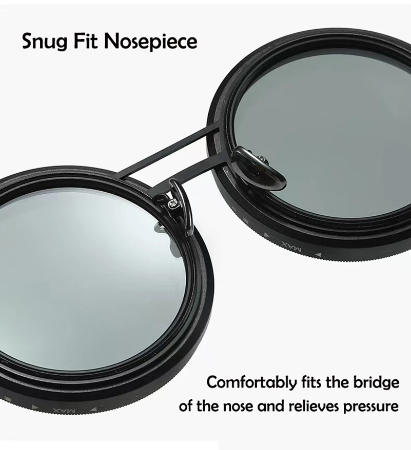 KLASSNUM Männer Handgemachte ND9 Filter Einstellbare Dimmen Sonnenbrille Angeln Fahren Gläser Anti Glare UV PLuxury Polarisierte Gläser – Detail 7