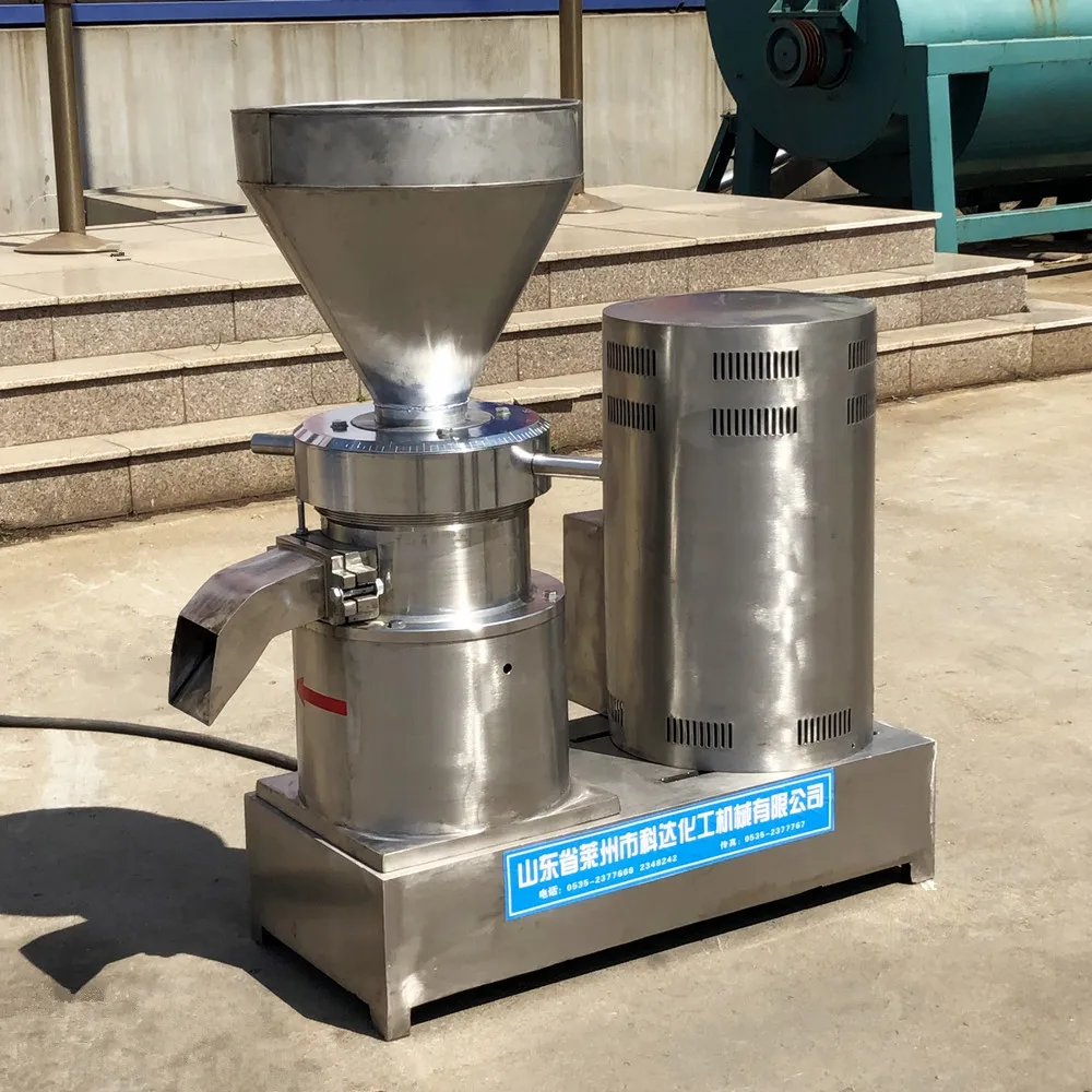Factory Price Stainless Steel Peanut Butter Machine Tahini Grinding Machine Tomato Chili Sauce Colloid Mill