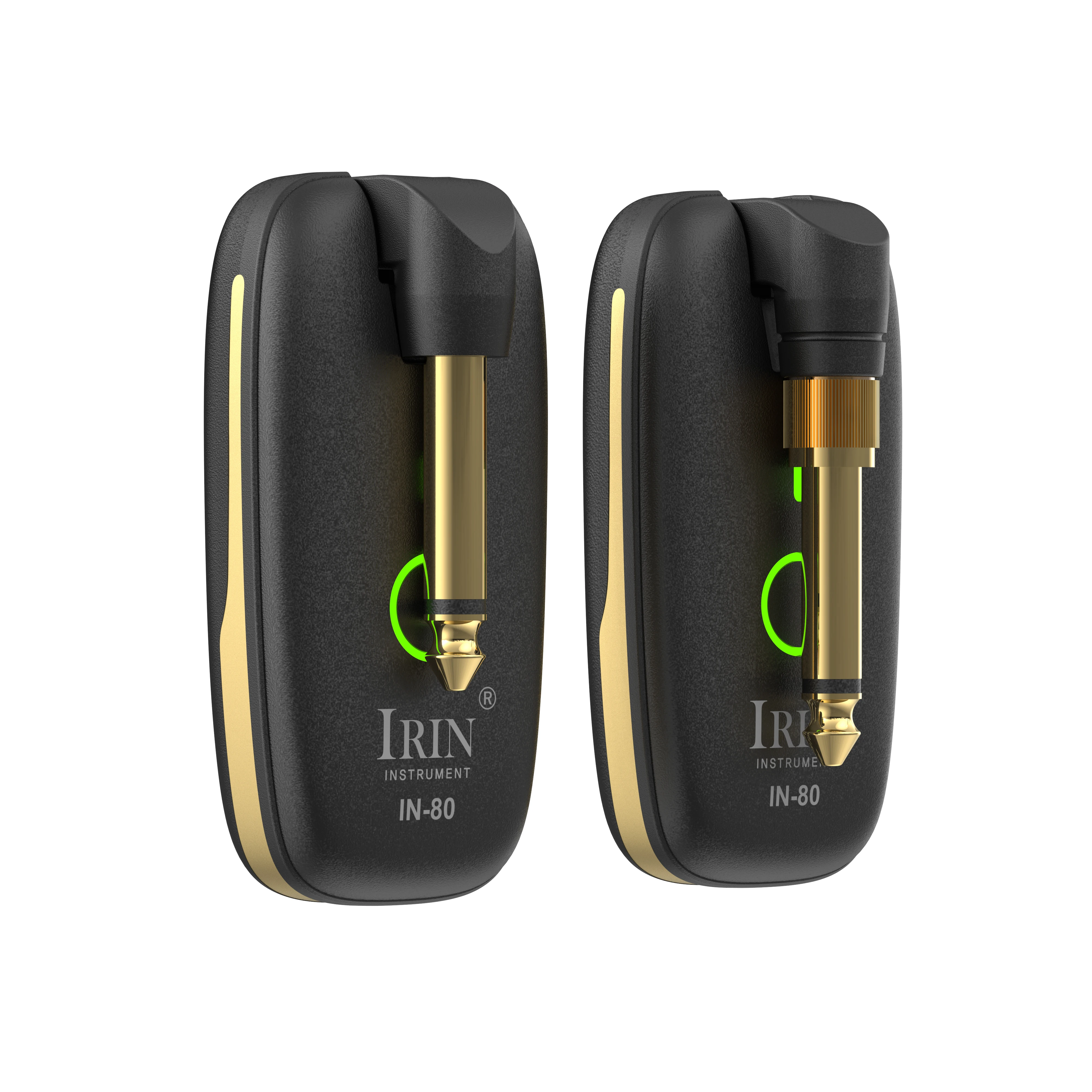 IRIN IN-80 Wireless Guitar System Transceiver Stable 2.4G Signal 50m Range Low Latency Ideal Choice for Guitar/Bass Performance