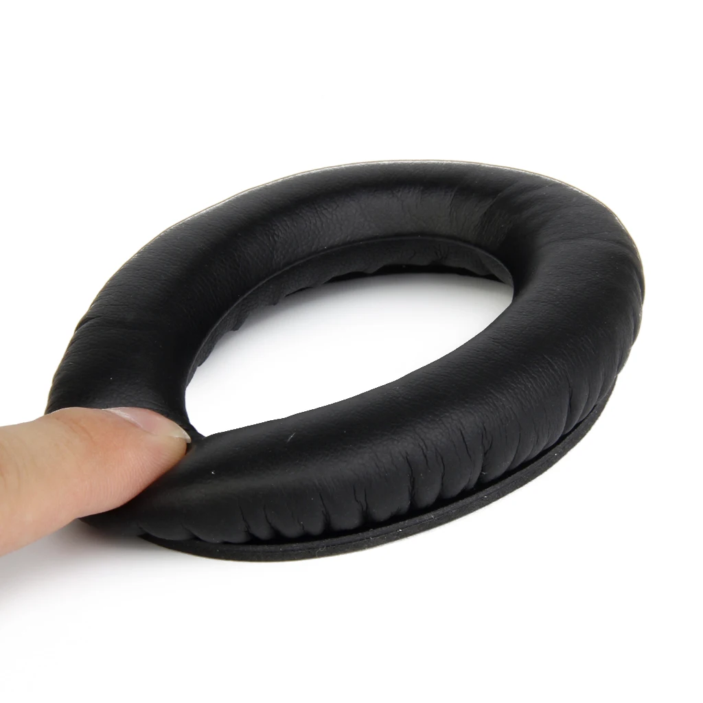 Copri cuscinetti per cuffie di ricambio generici per QC25 2 pezzi neri