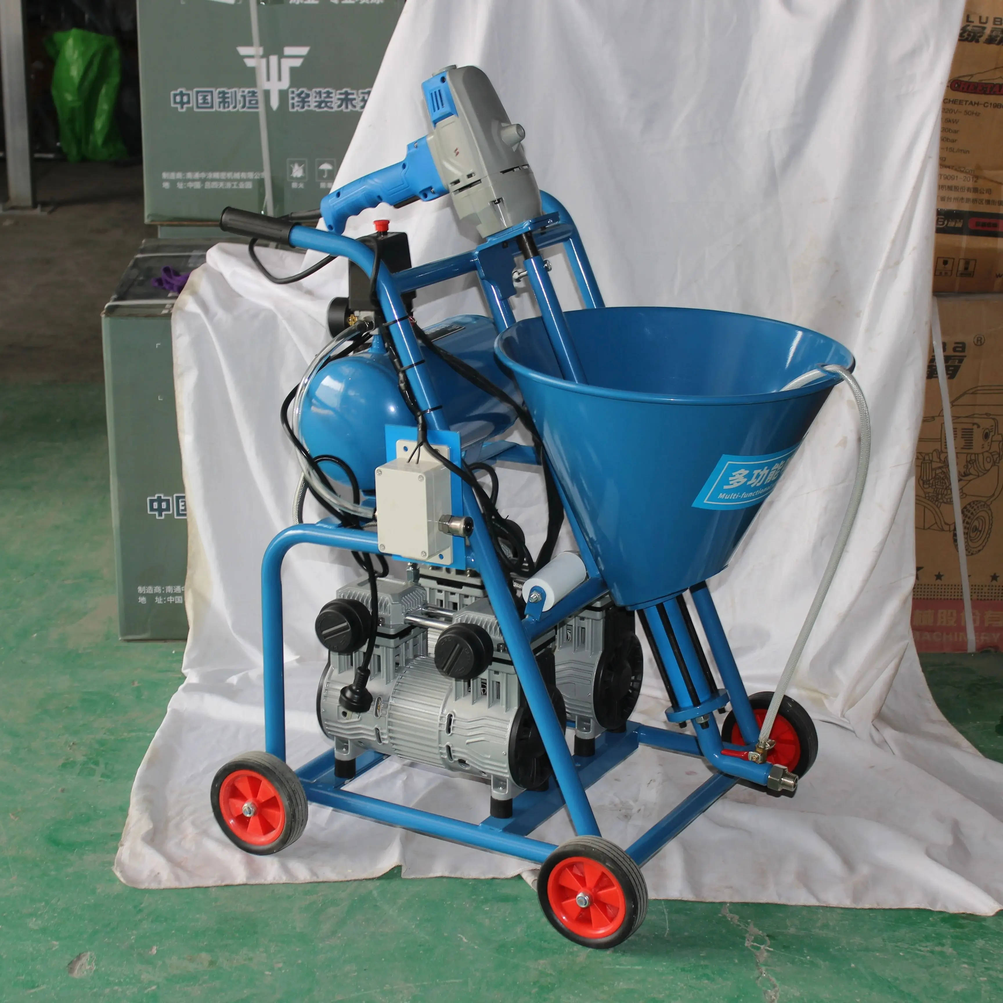 

Single-Power Electric Grouting Machine JS Coating Polyurethane Putty Waterproof Tool Industrial Grade for Concrete Cement Mortar