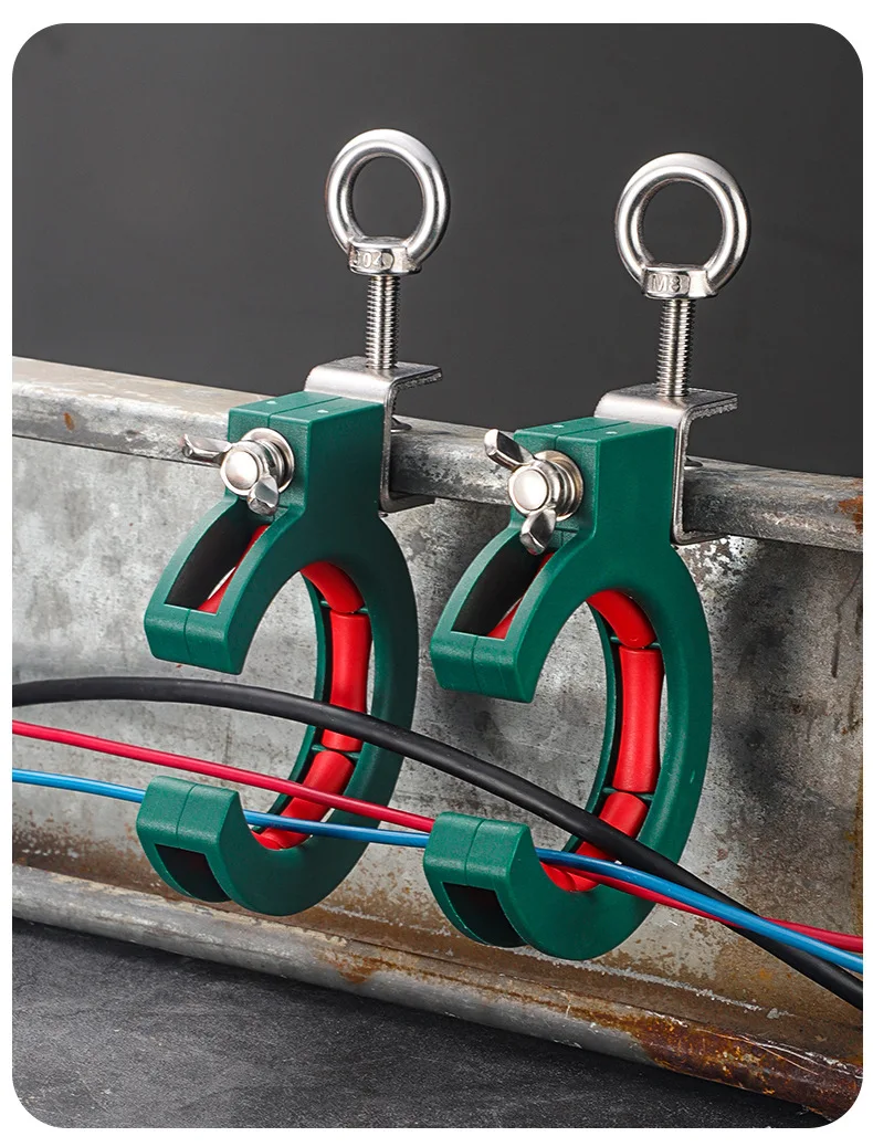 Guide Fixation Construction Auxiliary Tool Cable Tray Bridge Pulley Threading Garage Ceiling Integrated Wiring Cable laying Wire