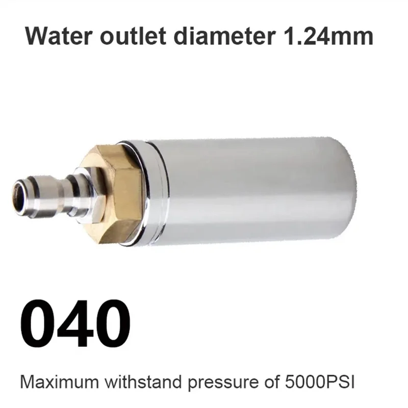 Турбонасадка A25F-5000 PSI 360° °   Вращающийся корпус из нержавеющей стали, быстрое соединение высокого давления