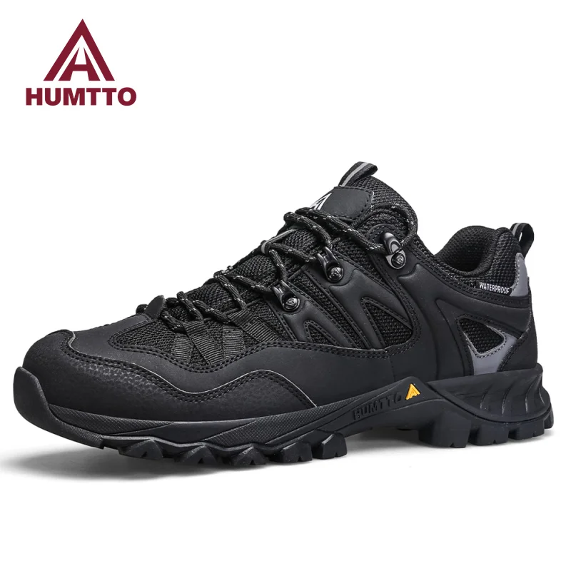 HUMTTO Breathable Outdoor Men\'s Sports Shoes Luxury Designer Climbing Trekking Sneakers for Men New Safety Work Man Hiking Boots