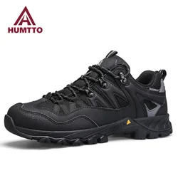 HUMTTO Breathable Outdoor Men's Sports Shoes Luxury Designer Climbing Trekking Sneakers for Men New Safety Work Man Hiking Boots