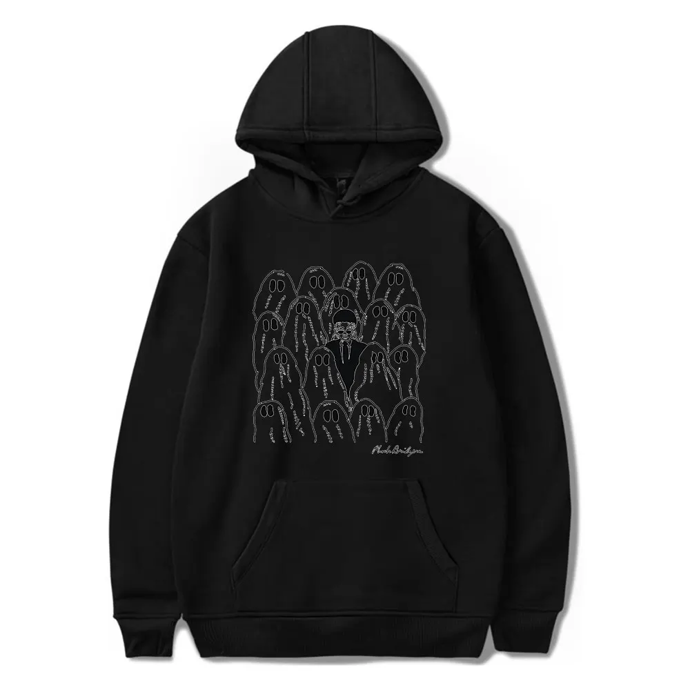 Phoebe Bridgers Ghost Merch Casual Hoodie Women Men Long Sleeve Sweatshirt Fashion Pullover Clothes