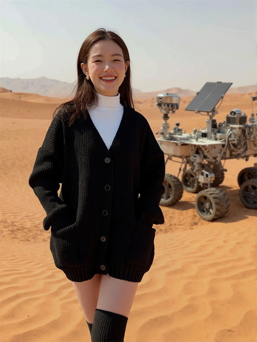 

Кардиганы с коротким v-образным вырезом, свободные однобортные вязаные свитера, джемперы, одежда для женщин осенью, топы с асимметричным кроем, красивые