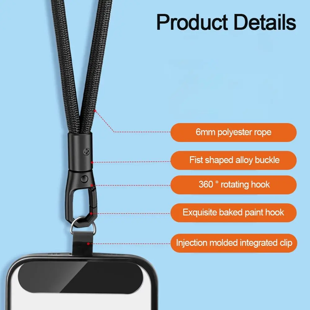 

Новый универсальный ремешок для телефона ручной работы 6 мм, короткие подвесные ремешки для телефона