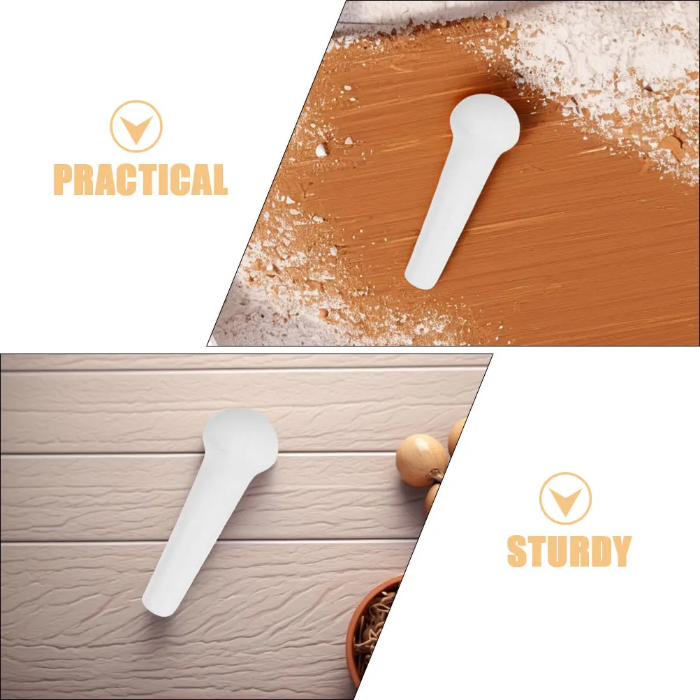 2 قطعة عصا طحن الطعام السيراميك دليل أغذية الأطفال مهروسة الثوم المفروم الطب مسحوق أواني المطبخ مدقة المحمولة فقط