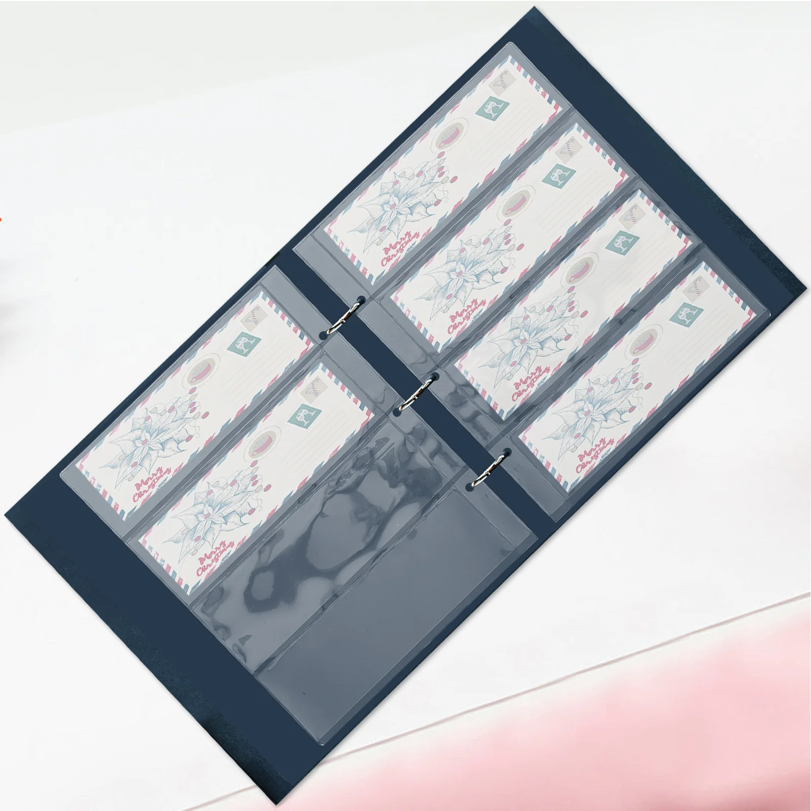 Portable Currency Holder Pages 100 Sheets Clear PVC Money Storage for Banknote Collection Album Bill Organizer Protective