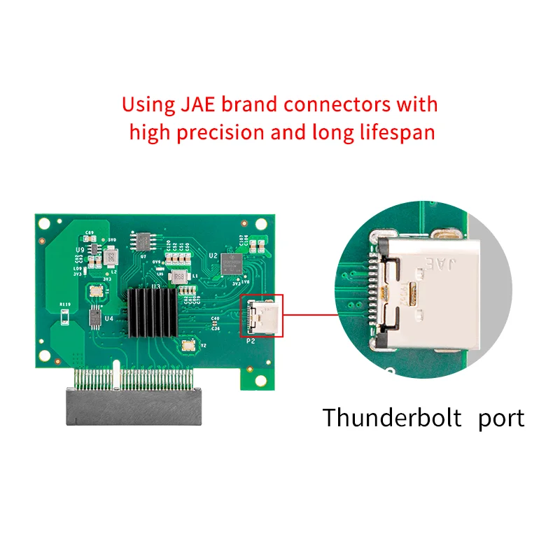 Thunderbolt 3 to PCIE 3.0x4 thunderbolt external card display card extension dock Thunderbolt3 SSD