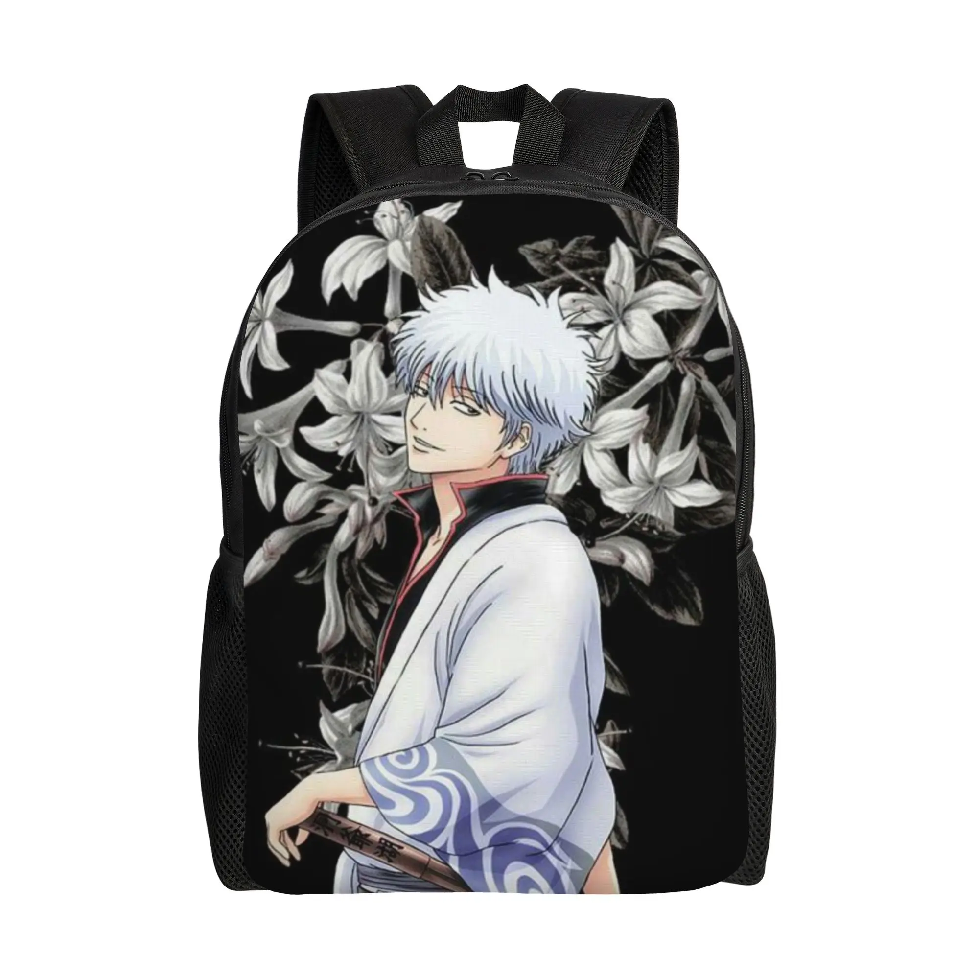 Gintama Schoolbag Back to school season Silver Hair  Snack Storage Backpack