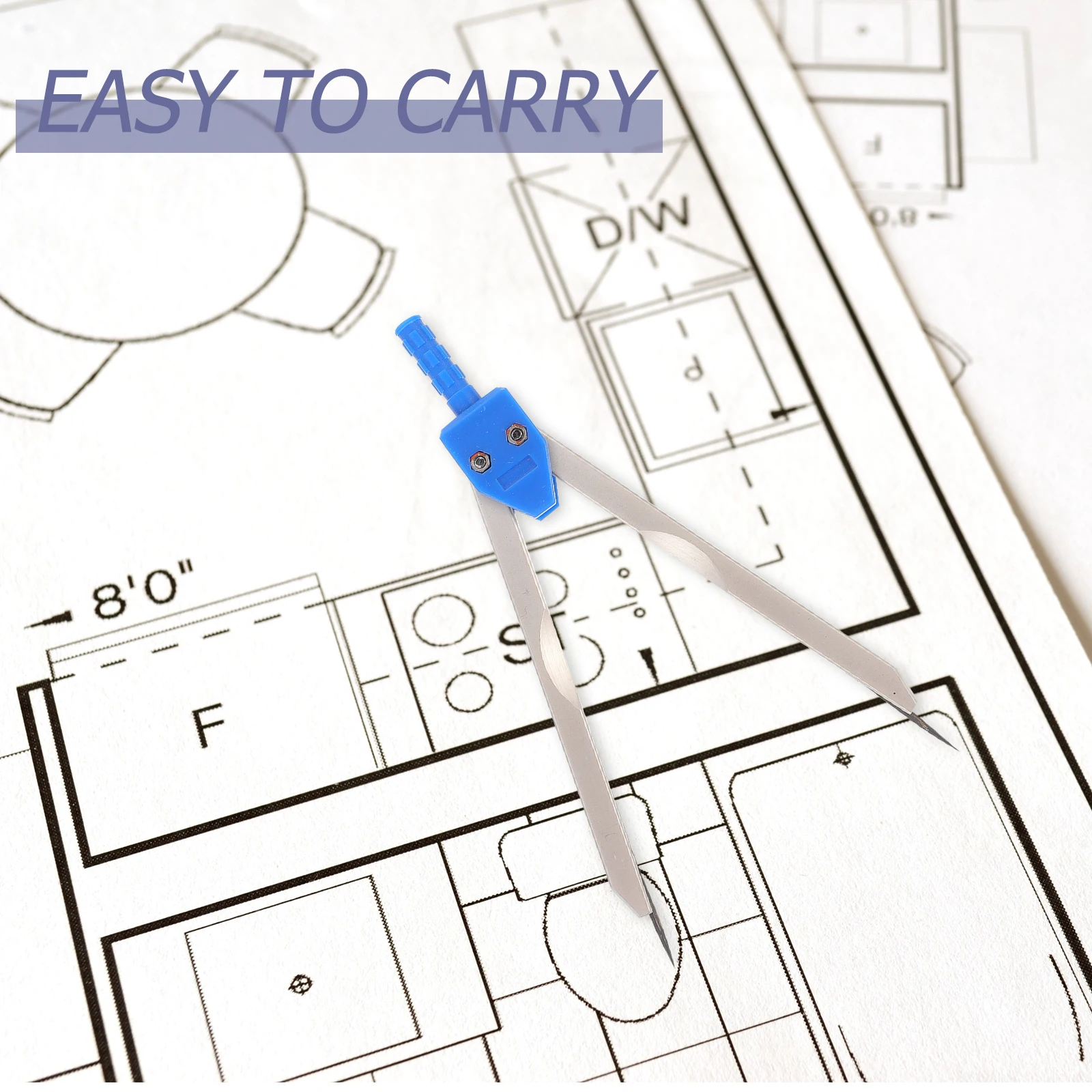 ECG Calipers Divider Electrocardiogram Scale Vernier Caliper Medical Nursing Tool Smooth Adjustable Leg Measurement for EKG
