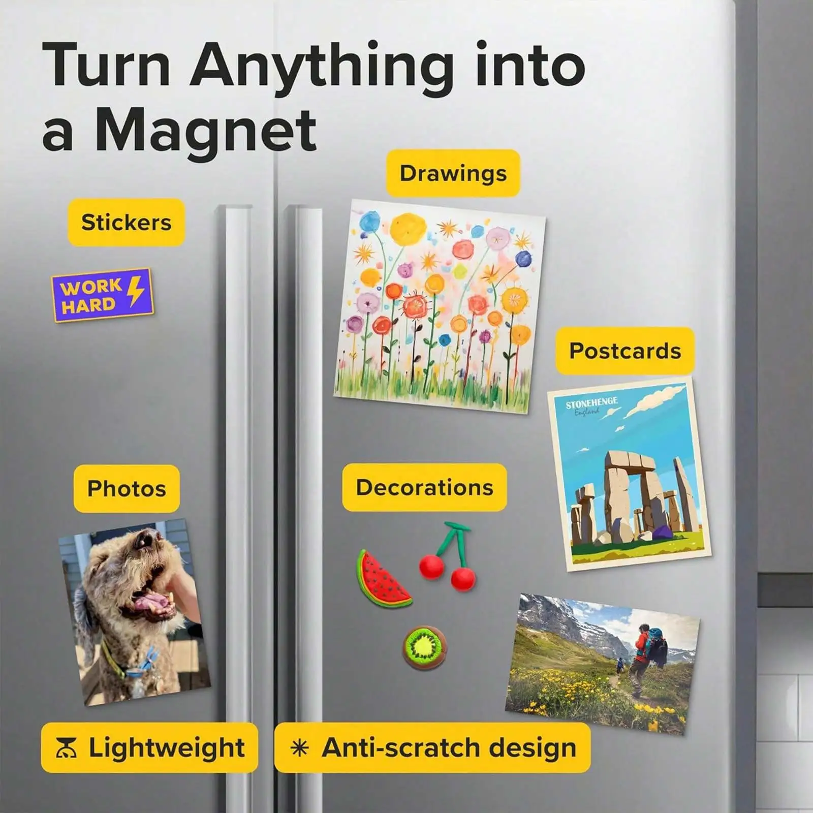 A4サイズ 粘着マグネットシート 裏面粘着付き 12/16ミル フレキシブルマグネットシート