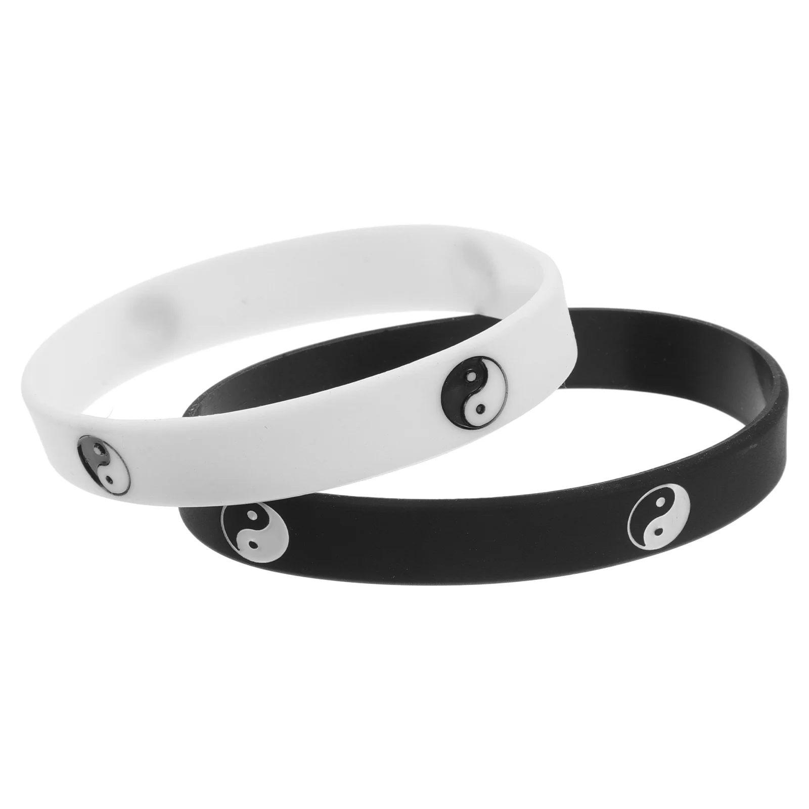 Bracelets de couple en silicone Tai Chapel, style de danse, Tapiercing, WNship, navire chia assressenti, Yin Composer, 2 pièces