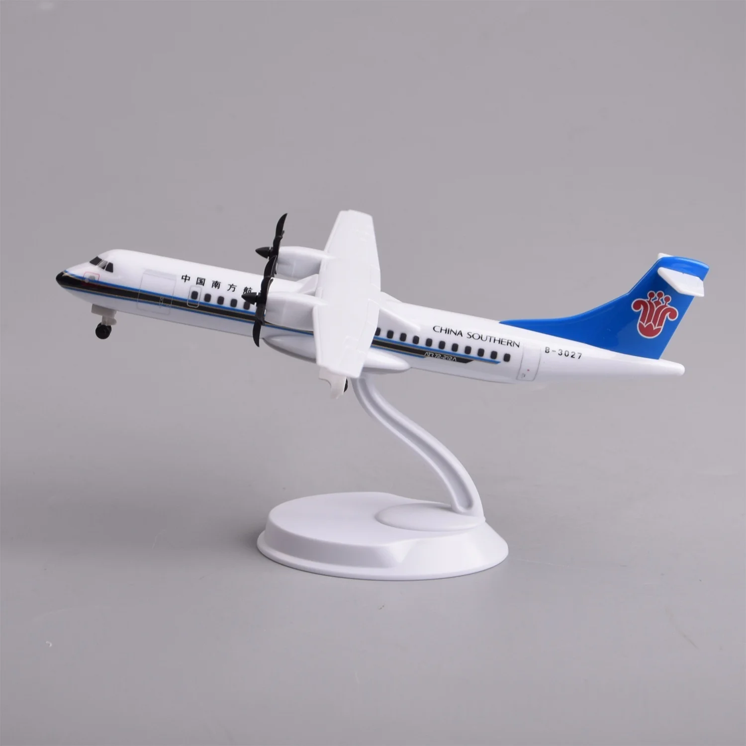 20cm Scale Airplanes Model Kit China Southern ATR Airlines ABS For Adults Plastic Decoration Gift For Collections And Displays