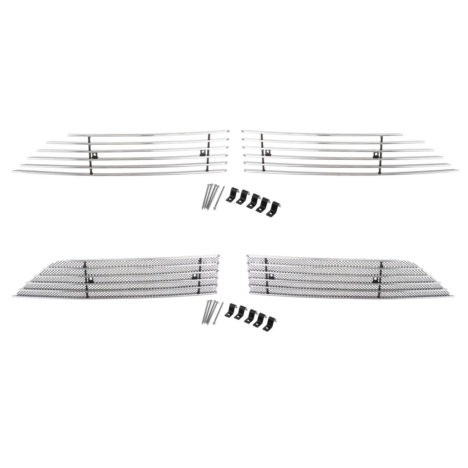 2 Pieces Metal Front Lower Cover Trims Frame Sturdy Centre Bumper Grille Insert Vent accessories for Byd Atto 3 Yuan Plus