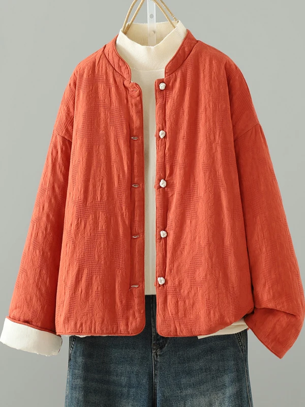 

Женское модное зимнее пальто Artistic Sle Double-Sided Wear Cotton Jaet с воротником-стойкой Thiened Long Sve