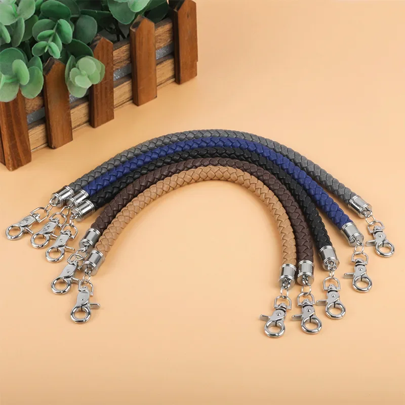 Manufacturer Wholesale Leather Rope Sheep Pattern Hand Strap Luggage Woven Strap Accessories