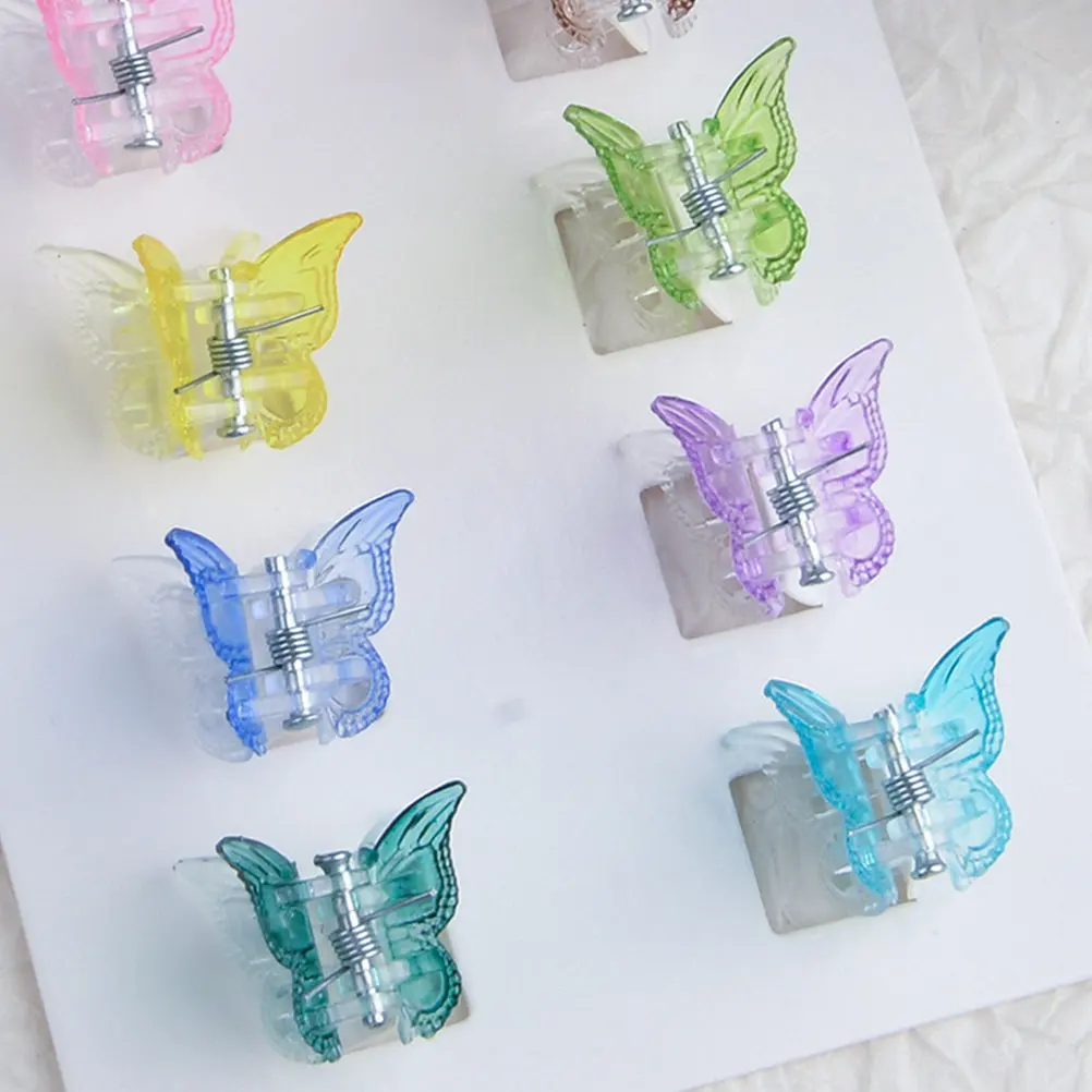 

24Pcs Small Butterfly Hair Claw Clips Mini Clips for Hair Styling Elegant Look Party Daily Wear Women Headdress