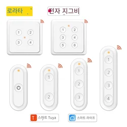 LoraTap ZigBee 3.0 Wireless 6 Push Button Remote Tuya Scene Automation Control Switch Smart Life App