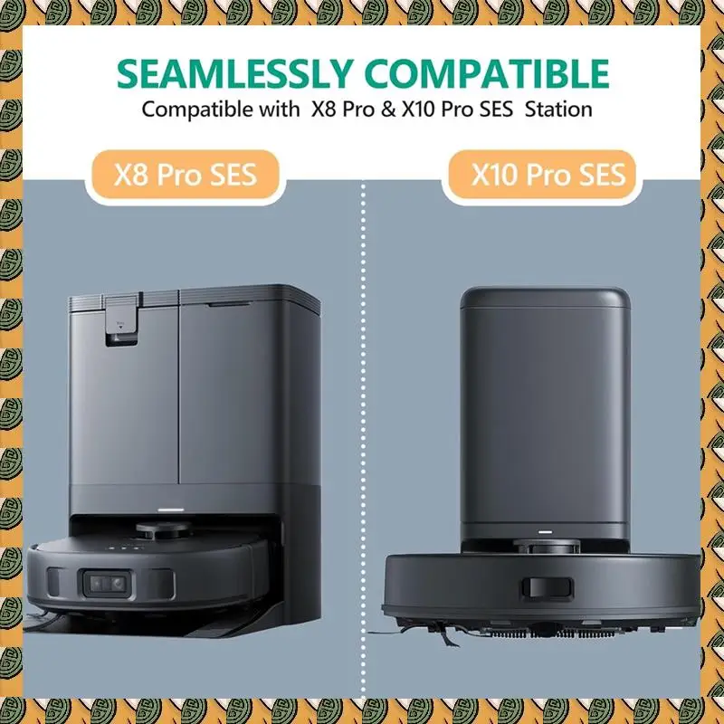 

Мешки для пылесоса A77I для Eufy X10 Pro Omni, X8 Pro SES, мешки для пыли для робота-пылесоса, сменные мешки для чистой основы