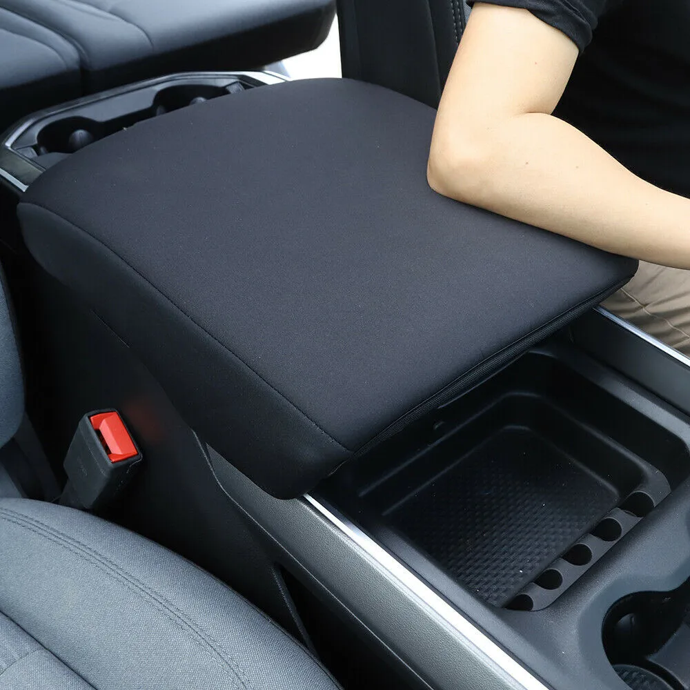 Console Rest Cover for Dodge 1500 2018 2020 Easily Installable with Elastic Straps Protects from Dirt and Damage