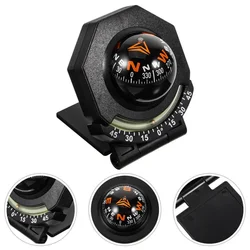 2-in-1 car compass with inclinometer guide ball foldable high precision navigation Car decoration Car interior accessories