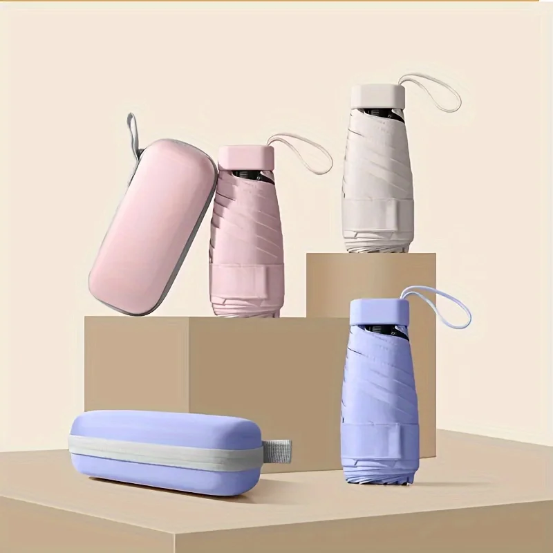 

Mini Sun Umbrella, Protective and UV Resistant, Rain or Shine Mini Umbrella Sun Umbrella