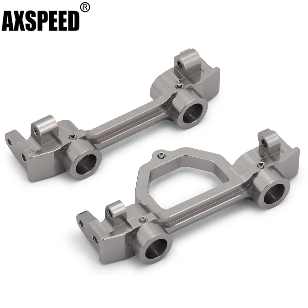 AXSPEED Metal Aluminum Front Rear Bumper Mount Girder Mount for Axial SCX10 & SCX10II 90046 90047 1/10 RC Crawler Car Parts