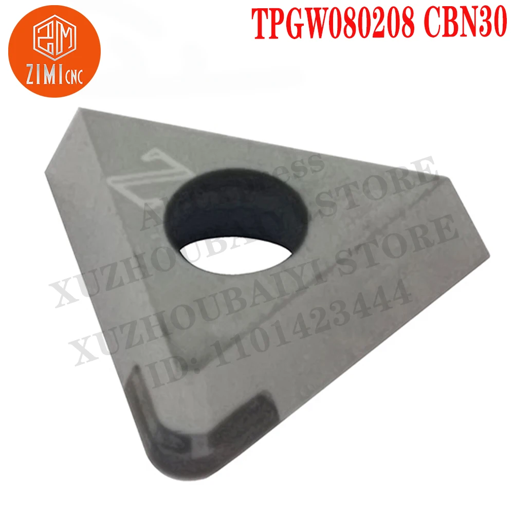 TPGW080208 CBN30 تي بي جي دبليو 080208 إدراجات سبائك الألومنيوم أدوات مطحنة النهاية كربيد CNC مخرطة أداة قطع ميكانيكي مخرطة معدنية